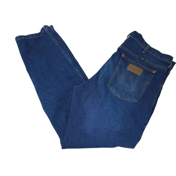 Wrangler Icons Demin Blue Jeans Size 40X32 Straight Leg Denim Stretch - Picture 2 of 6